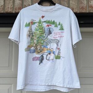 VINTAGE "ZOO HOLIDAY" SINGLE STITCH TEE